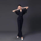 customized modern dance tops adult practice clothes women's clothing ballroom dance competition dresses