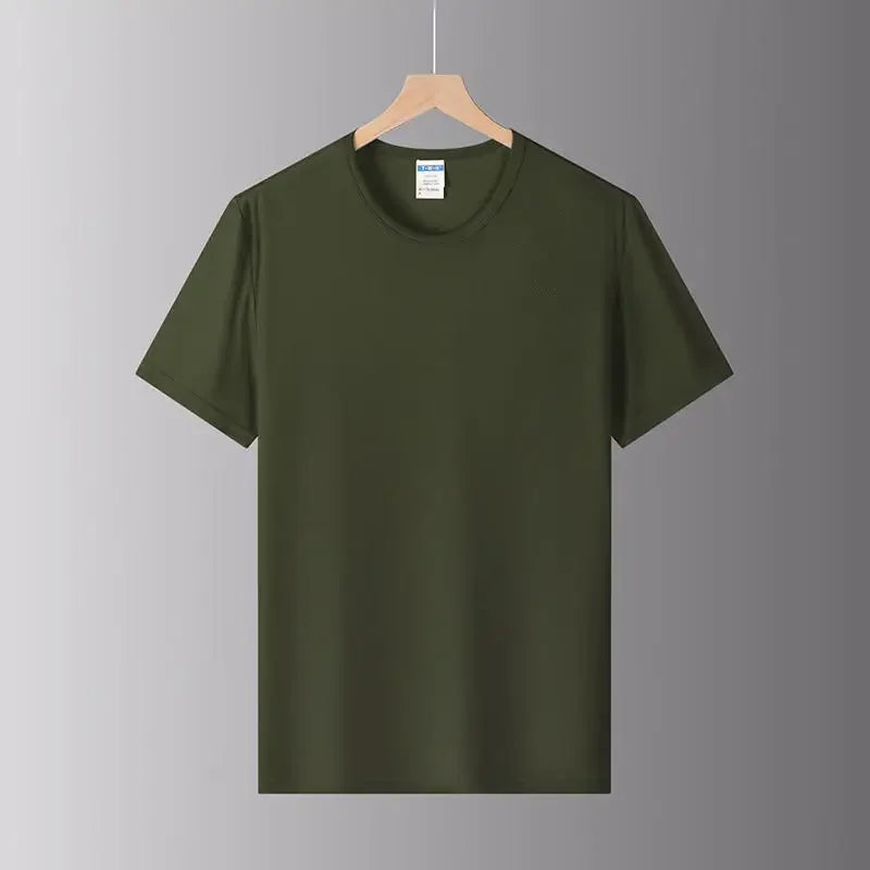 Custom Printed Quick-Drying T-shirts For Men And Women With Logo And Text Short-sleeved T-shirts Original Design Gift Tops 2025
