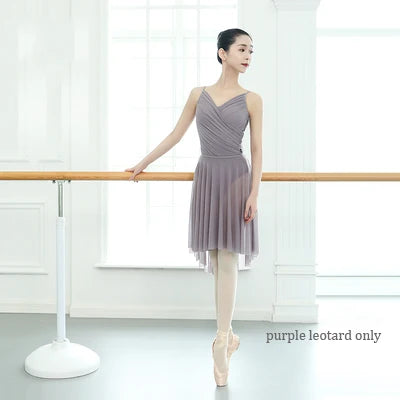 Ballet Skirt Adult Dress Classic Dance Costume Swimsuit for Dancing Camisole Mesh Leotard Leotards For Women