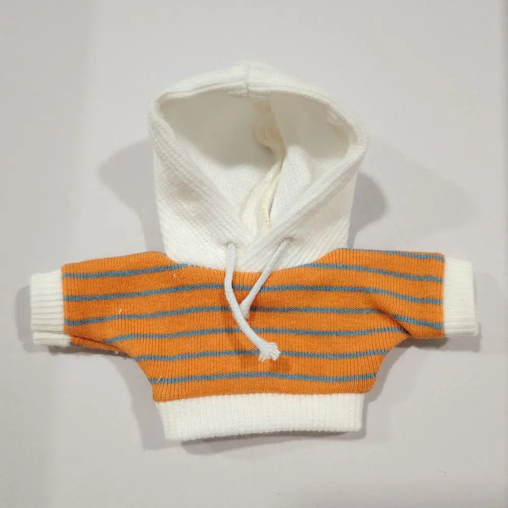 Handmade Cute Hoodies For 10cm Cotton Dolls Casual Wear Sweatshirt Outfits Fashion Clothes Dolls Accessories Kids Toys Gifts