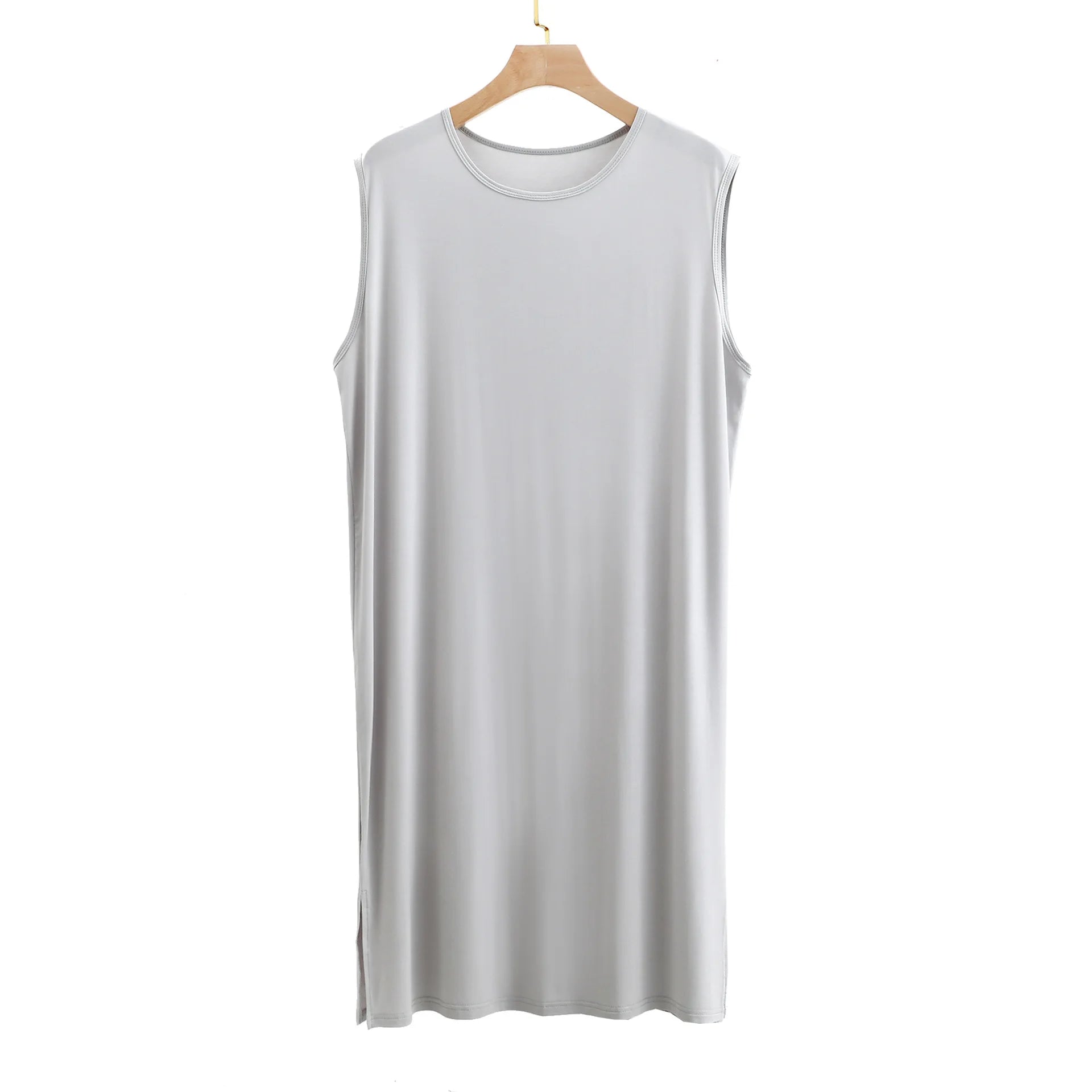 Men's Sleepwear Vest Long Dress Comfortable Home Clothes Bathrobe Sexy Nightwear Spring Summer Autumn Winter Youth Pajamas ﻿
