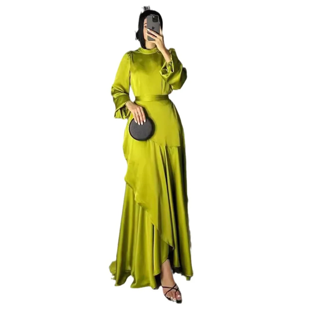 Robe longue femme type abaya – Coupe élégante