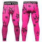 Legging Compression MMA Homme – BJJ Kickboxing Fitness Impression 3D