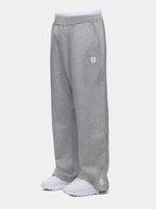 Pantalon Y2K à coupe droite – Streetwear noir ou gris