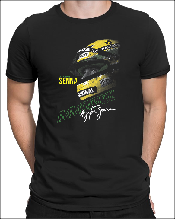 T-shirt Ayrton Senna homme – Formula streetwear motorsport