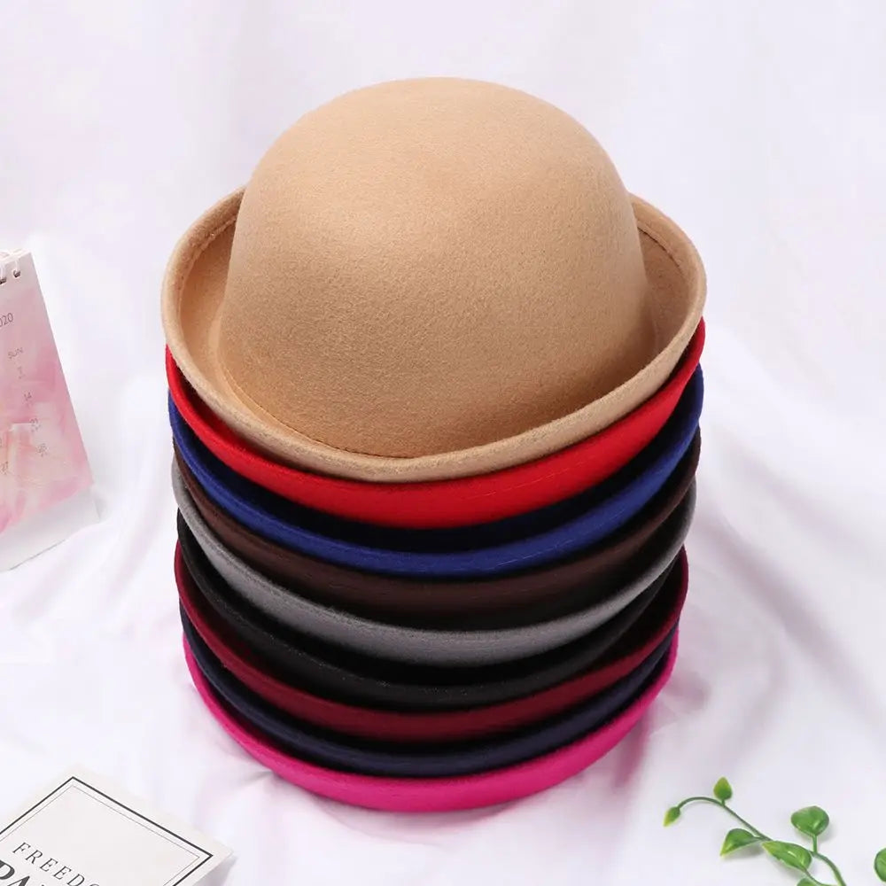 Fashion Vintage Not Deformed Beanie Cap Fedora Beret Floppy Bowler Felt Hat