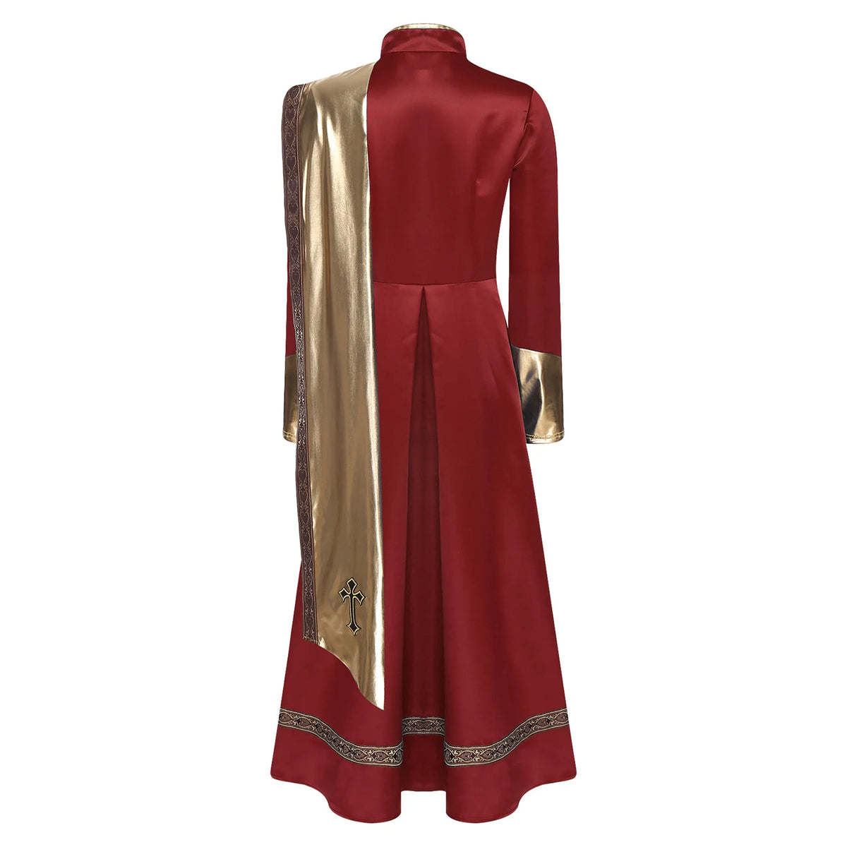 Robe longue femme asymétrique – Détails brillants
