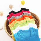 Kids Underwear Boys Vests Children Summer Vest Tops for Girls Solid