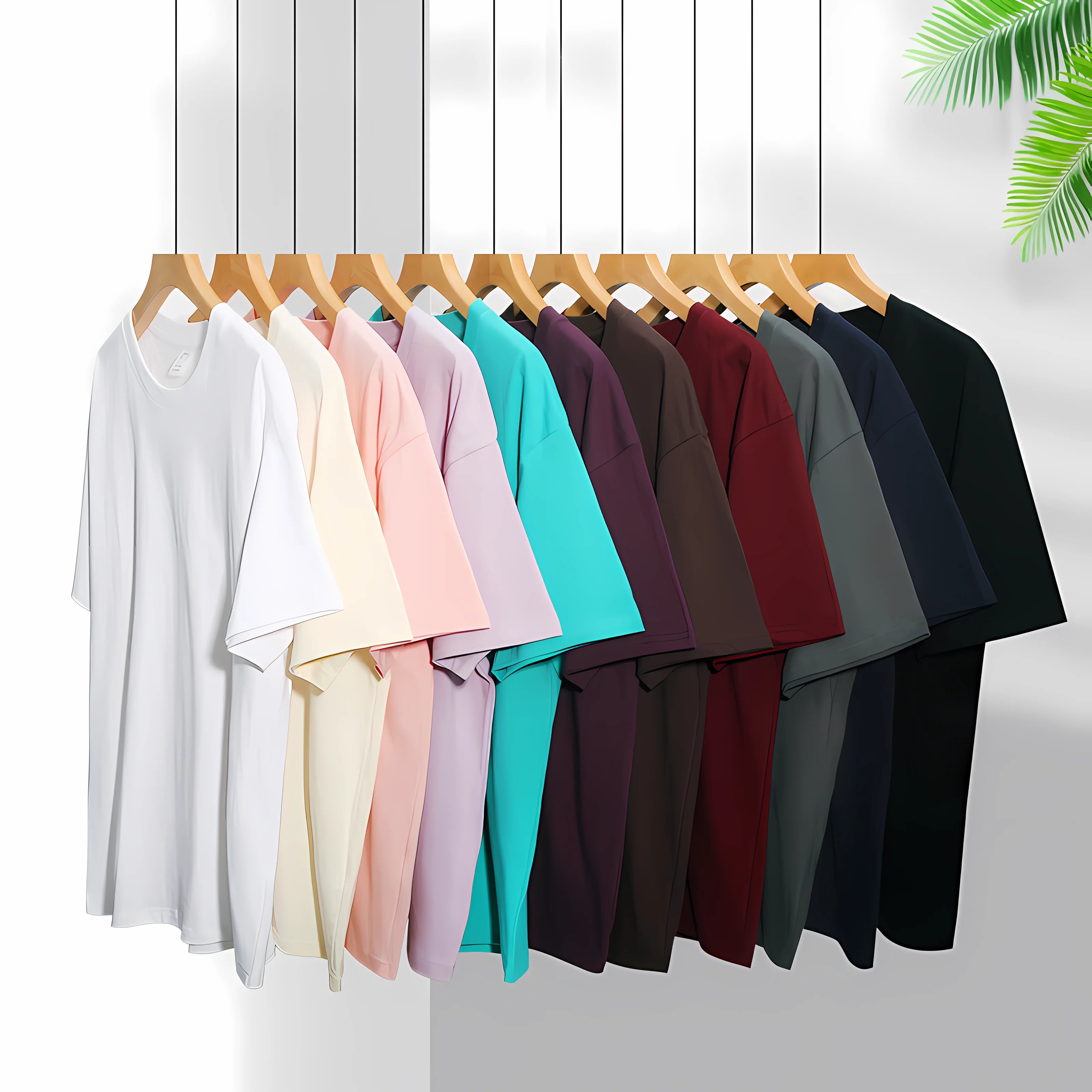 2026 Summer Best-selling Men's Pure Cotton T-shirt Street Casual Fashion Soft and Breathable Simple Stripes Pattern Print
