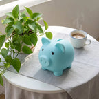 Adorable Piggy Bank Savings Jar Silicone Unbreakable Children's Money