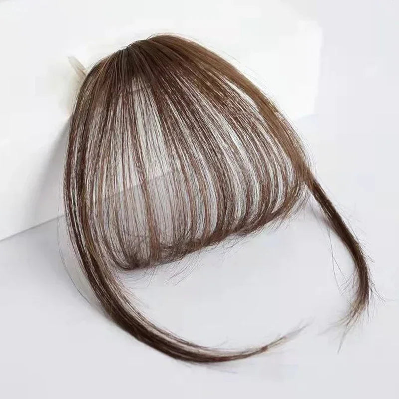 Fake Air Bangs Hair Clip-In Extension Synthetic Hair Fake Fringe Natural False Hairpiece Women Clip in Bangs Hair Styling Tools