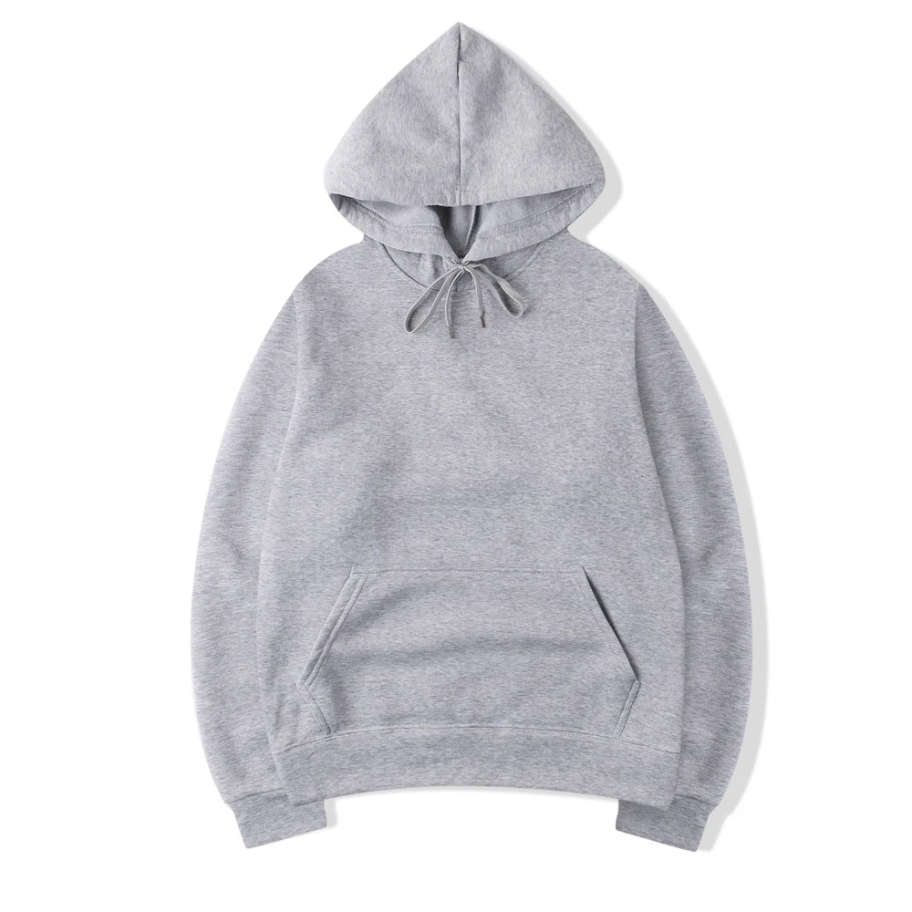 Hoodie homme à capuche – Coloris unis et coupe régulière