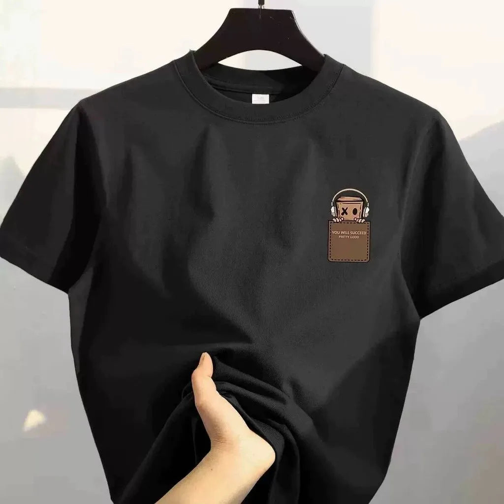 T-shirt oversize imprimé homme – Style vintage