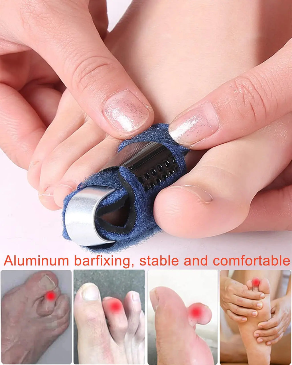 Toe Splints for Straightening Hammer Toe Corrector Toe Straightener Finger Support Brace Stabilizer Women Men Broken Toe Support