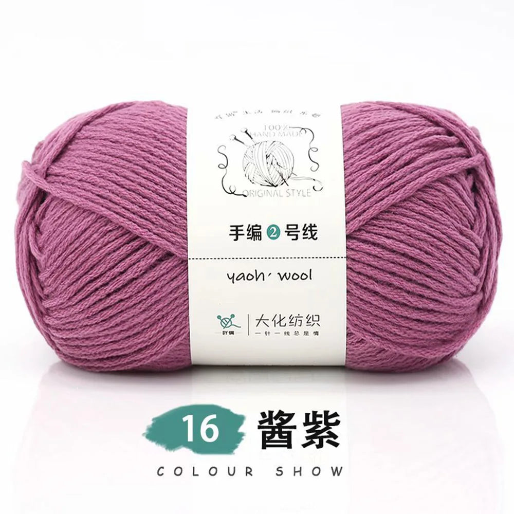 Pelote de laine soie et coton — Tricot, Crochet, Écharpe, Pull (100g)