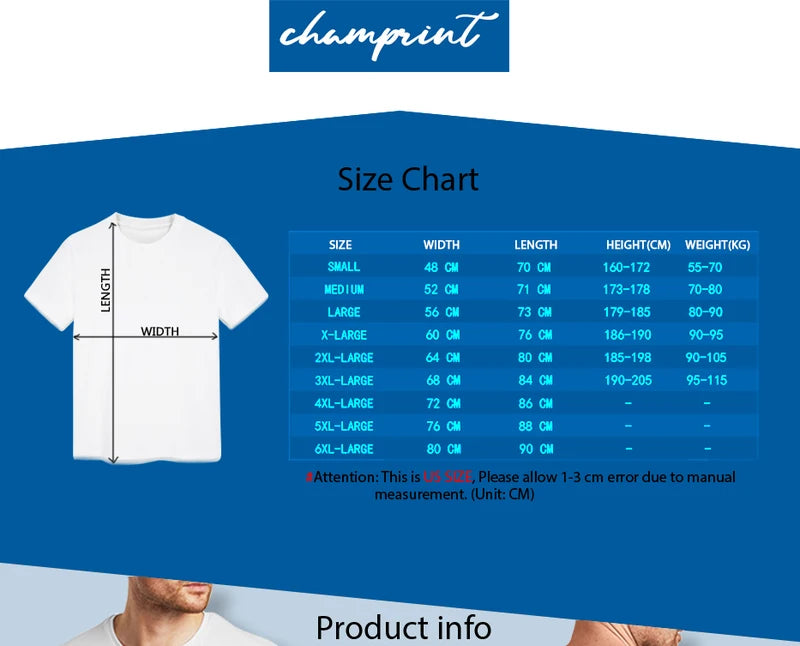 Men Women T-Shirts DIY Novelty Pure Cotton Tee Shirt Short Sleeve  T Shirts Round Collar Tops Plus Size Gift