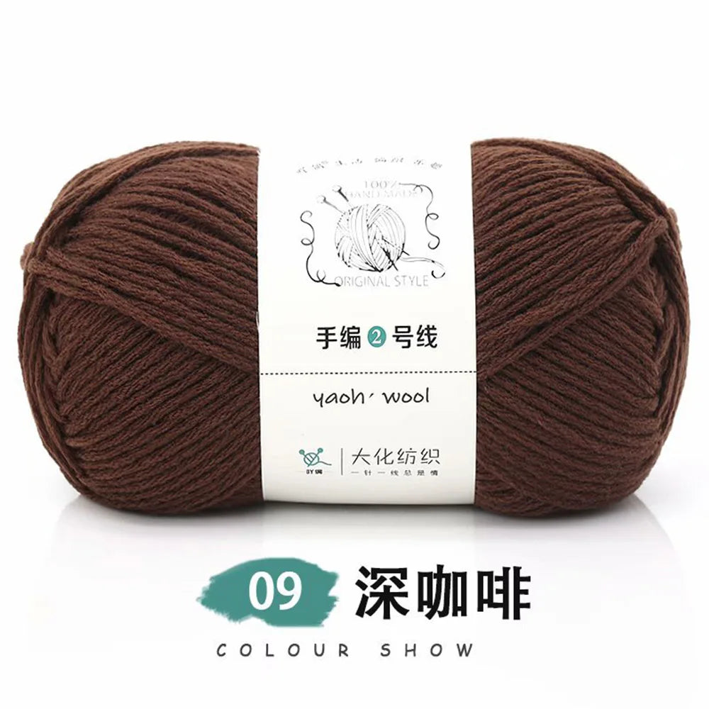 Pelote de laine soie et coton — Tricot, Crochet, Écharpe, Pull (100g)