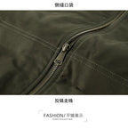 New 2026 Men's Thicken Warm Cotton Jackets Autumn Winter Fleece-lining Loose Casual Hooded Cargo Coats Men Parkas Jackets M-6XL