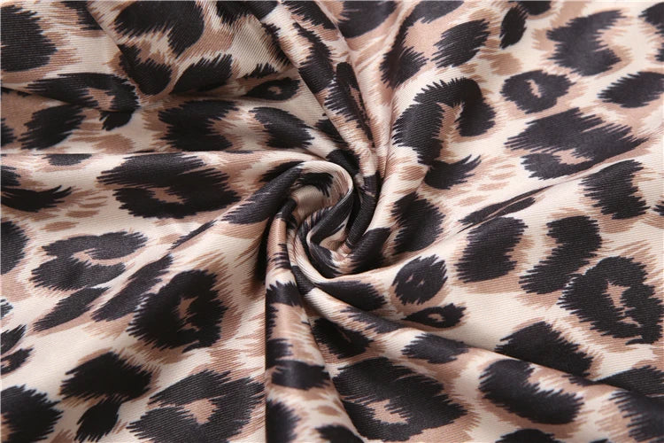 SiSterlinda Hooded 2 Piece Set Women Letter Leopard Zip Jacket+Flare Pants Casual Matching Stretch Sporty Streetwear Tracksuit
