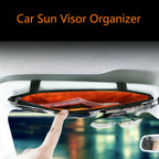 Organisateur de pare-soleil voiture – Poches et rangement zippé