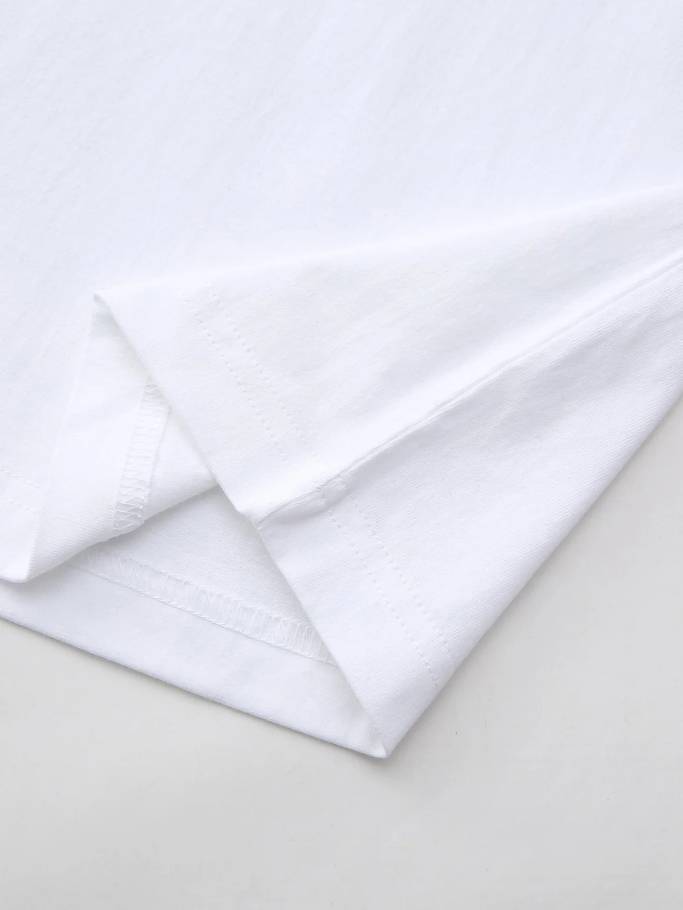 2026 Summer Best-selling Men's Pure Cotton T-shirt Street Casual Fashion Soft and Breathable Simple Stripes Pattern Print
