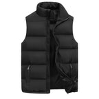 Veste sans manches homme – Fermeture zippée et coupe ample