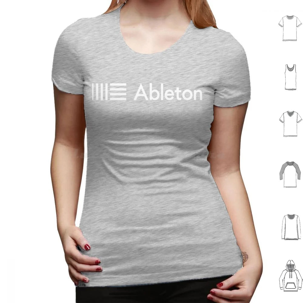 Ableton Live Logo Essential T Shirt Cotton Men Women DIY Print Ableton Live Logo Essential