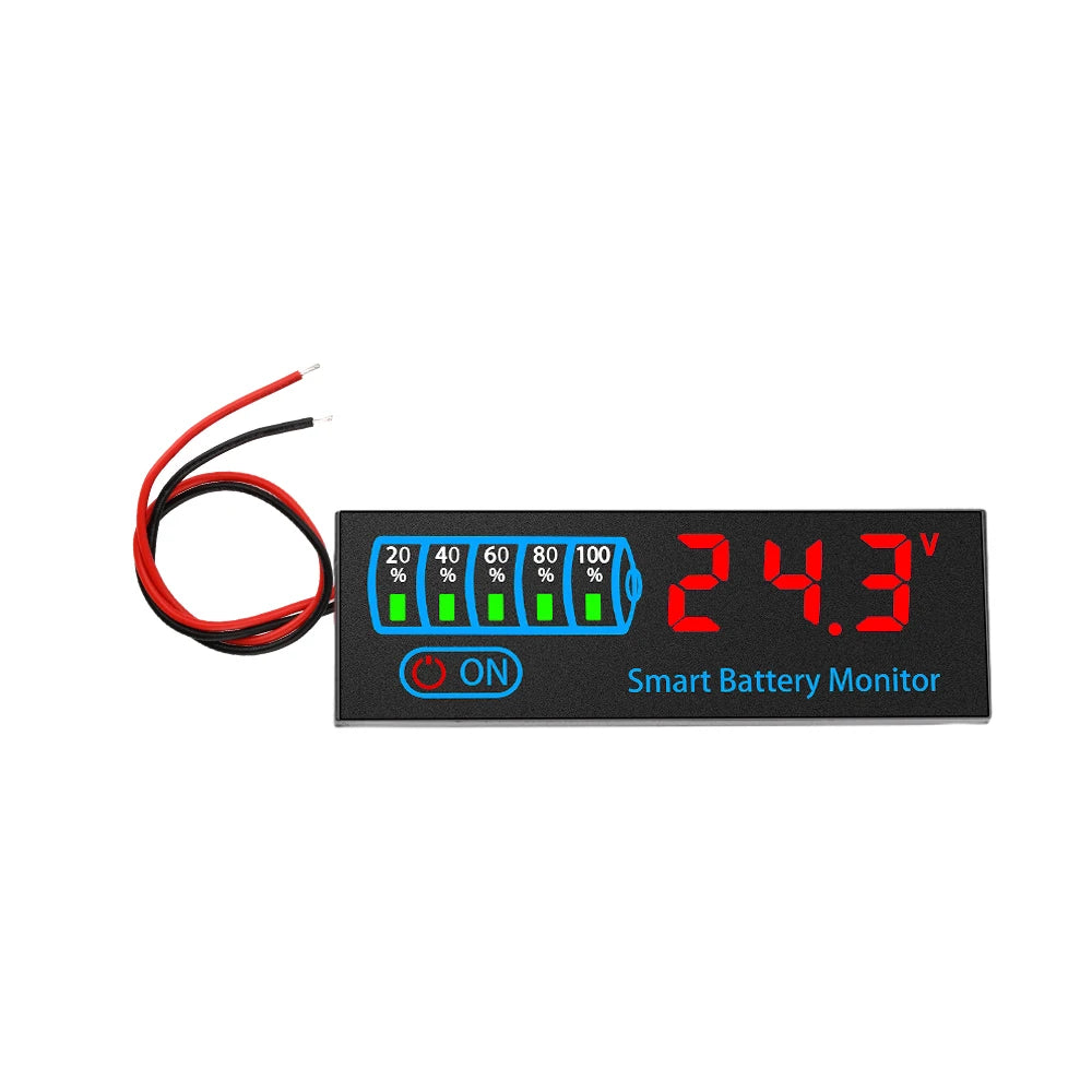 Indicateur de Charge Batterie LED DC 7-55V