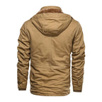 2025 New Men Velvet Cotton Jacket Autumn Winter Thickened Casual Coat Workwear Style Outdoor Warm Fleece Lined Mens Coat