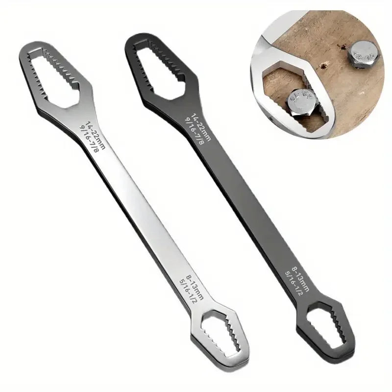 Car Universal Torx Wrench 8-22mm Adjustable Self-tightening Wrench Board Double-head Torx Spanner Torx Spanner Hand Tools New