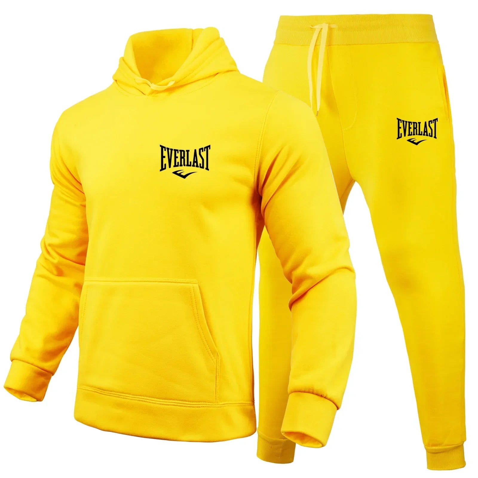 2025 Hot-selling Everlast men's sportswear sets, hooded sweatshirts, sweatpants, casual and fashionable sportswear