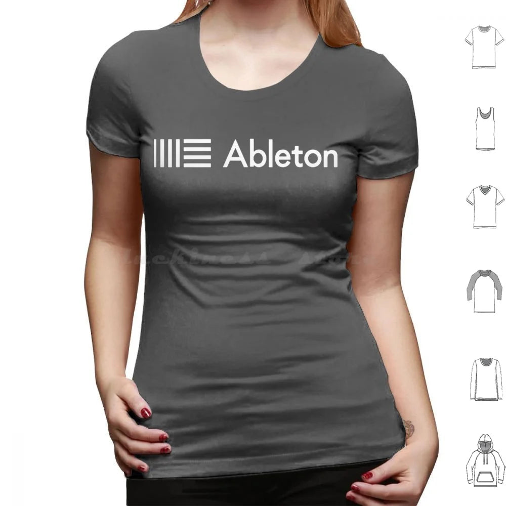 Ableton Live Logo Essential T Shirt Cotton Men Women DIY Print Ableton Live Logo Essential