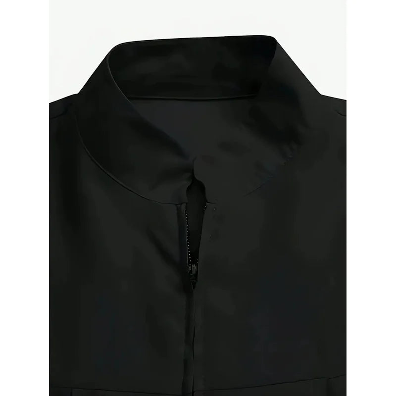 Robe noire femme mi-longue – Coupe ample en chiffon