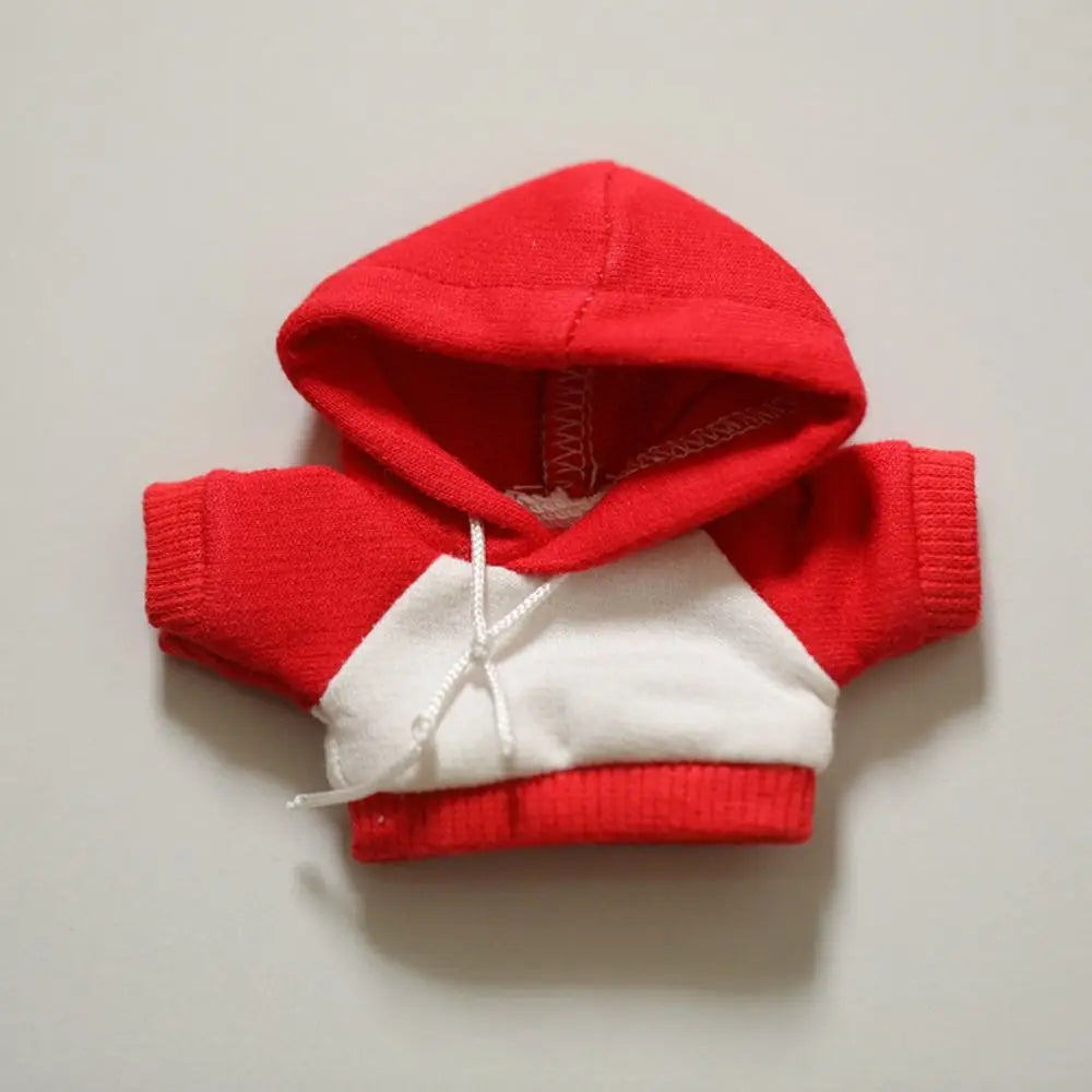 Handmade Cute Hoodies For 10cm Cotton Dolls Casual Wear Sweatshirt Outfits Fashion Clothes Dolls Accessories Kids Toys Gifts