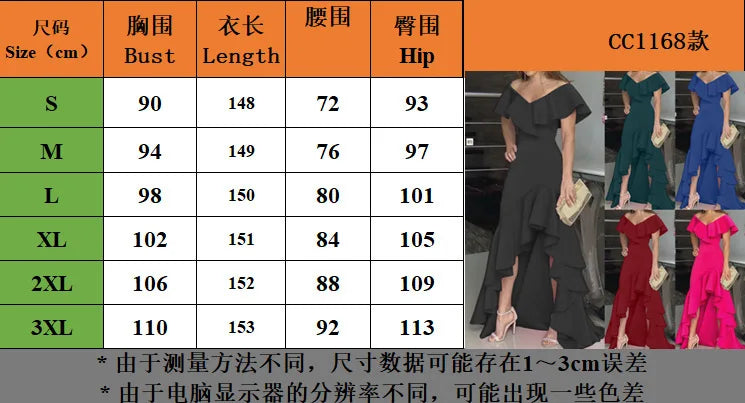 New Sexy V Neck Ruffles Party Dress Femme Elegant Summer Fashion Solid Sleeveless Slim Irregular Maxi Dresses For Women Robe