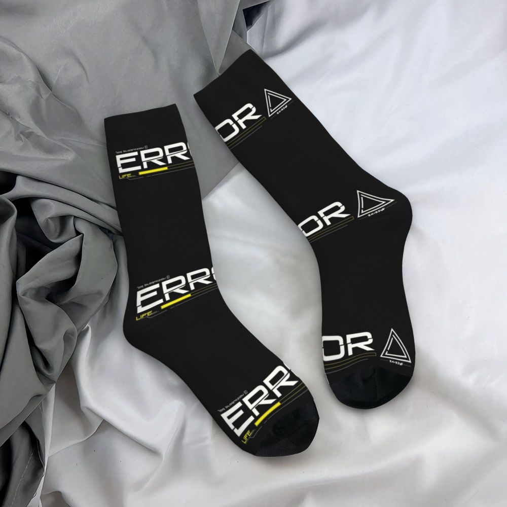 Techwear Men's Crew Socks Unisex Fun Japanese Future Tech Street Wear Style Spring Summer Autumn Winter Dress Socks