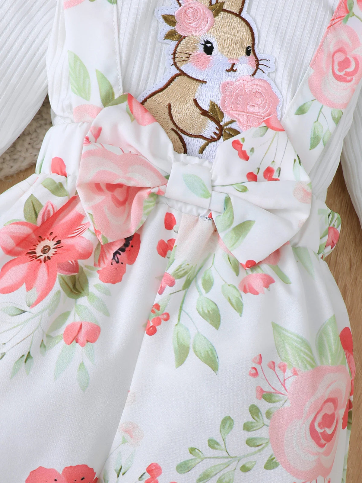 3Pcs Baby Girl Set Flying Sleeve Pit Strip jumpsuit+Printed Strap Pants+Headband Set 0-24 Months Baby Girl Spring Autumn Set