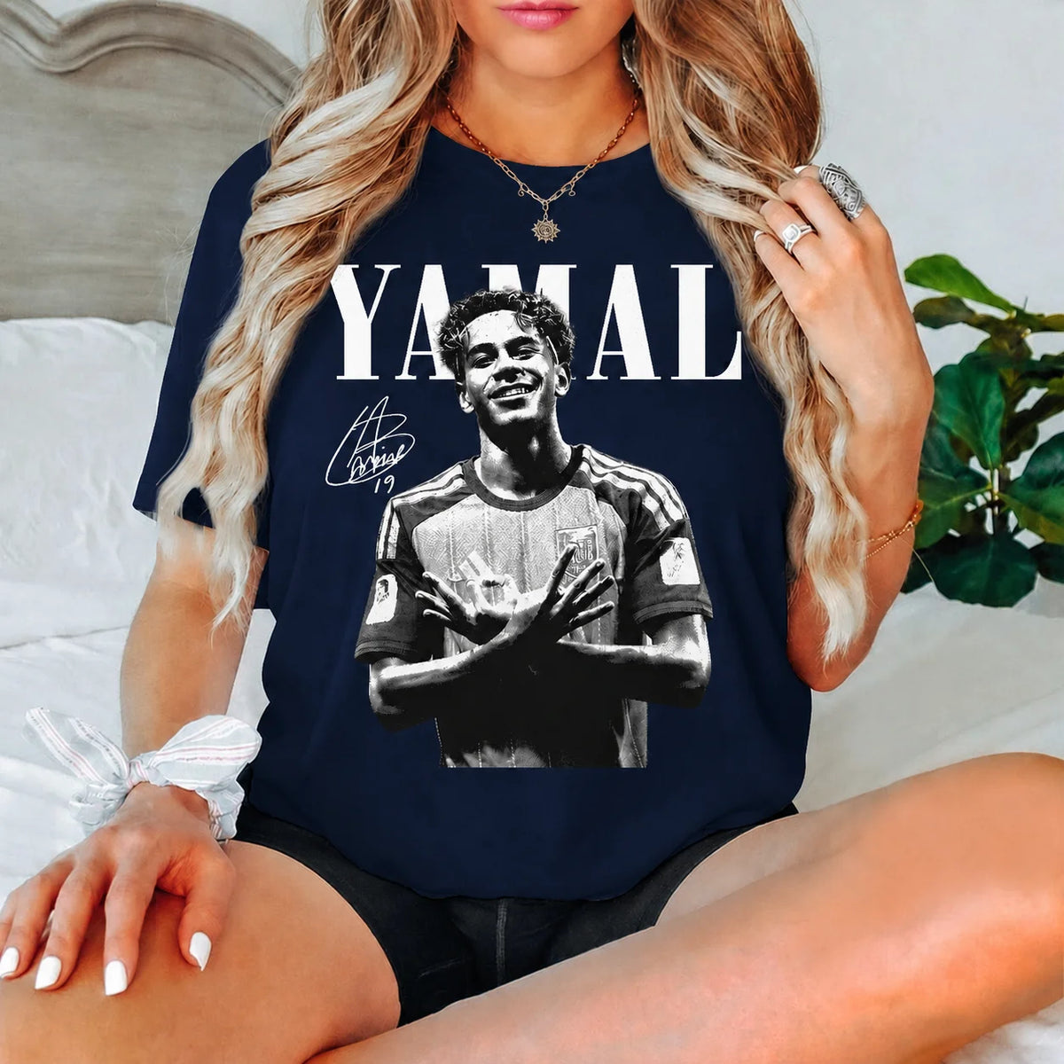 T-shirt Lamine Yamal Espagne – Fan de football streetwear