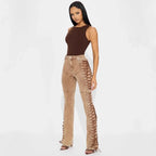Jean femme taille haute – Coupe droite