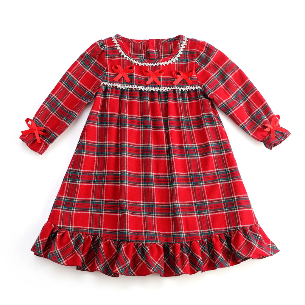 Ruffkids Velvet Baby Clothes Kids Pajamas Family Matching Pjs Loungewear Red Green Boys Girls Christmas Pyjamas Sets