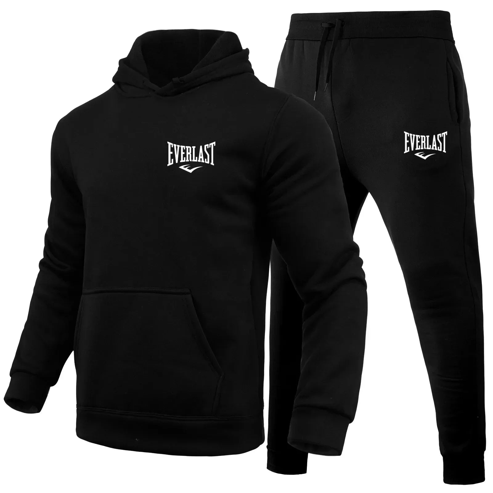 2025 Hot-selling Everlast men's sportswear sets, hooded sweatshirts, sweatpants, casual and fashionable sportswear