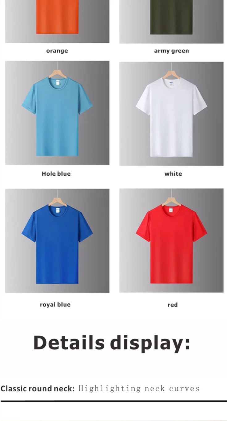 Custom Printed Quick-Drying T-shirts For Men And Women With Logo And Text Short-sleeved T-shirts Original Design Gift Tops 2025