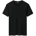 100% cotton Solid Tshirts Mens Short Sleeve Fashion Brand Trend White Black Clothing Tees Woman Customized Products Summer
