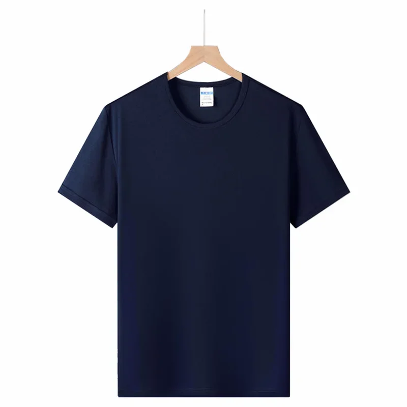 Custom Printed Quick-Drying T-shirts For Men And Women With Logo And Text Short-sleeved T-shirts Original Design Gift Tops 2025