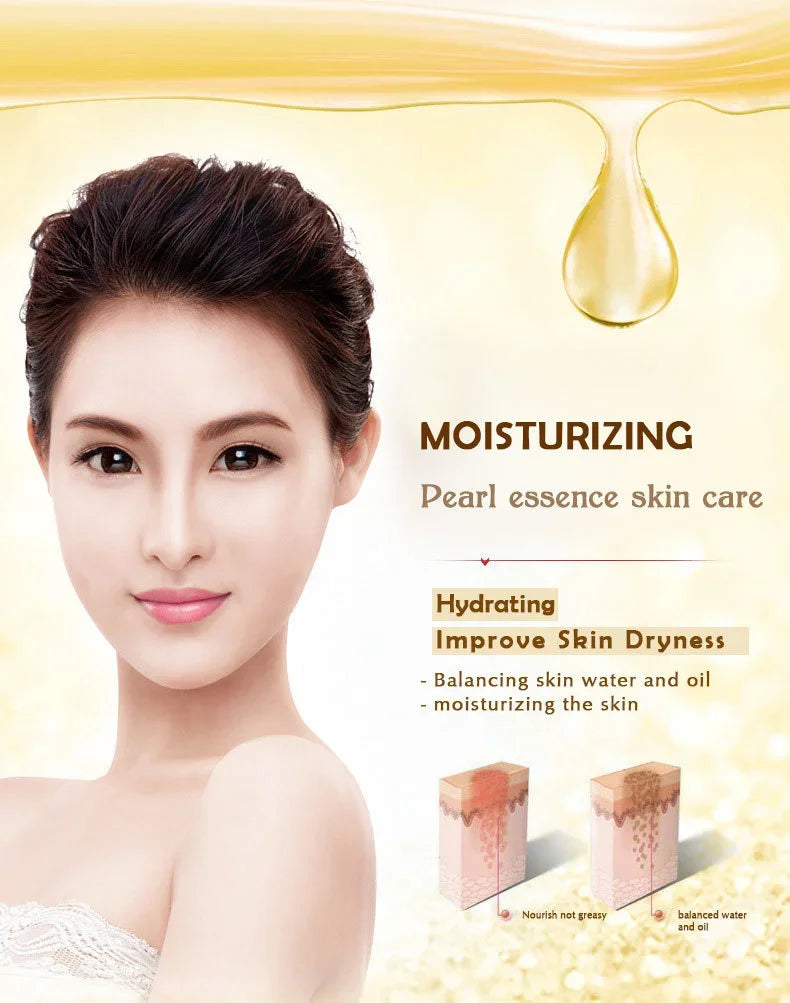 1pc BIOAQUA Pure Pearl Face Cream Moisturizing Skin Firming Hydrating Facial Cream Beauty Health Skin Care