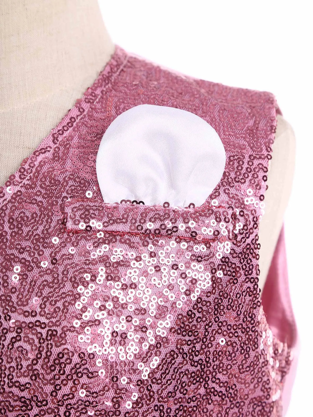 Kids Boys Glittery Sequin Waistcoat Fashion Childs Button-down Vest Tank Top for Birthday Party Prom Dance Wedding Costume Vests