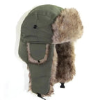 Unisex Warm Men's Women's Trapper Cap Aviator Trooper Earflap Winter Flaps Ski Hat New Er Hats Russian Faux Fur Hats