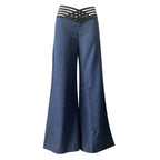 Pantalon évasé femme – Taille haute