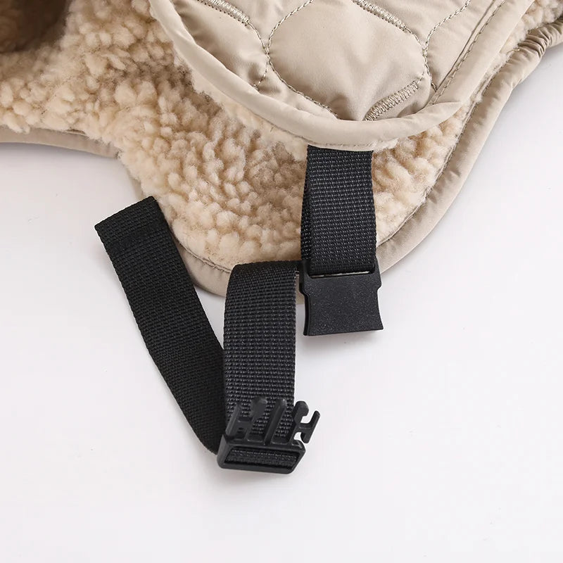 Winter Men Women Trapper Aviator Trooper Earflap Warm Waterproof Ski Down Hat Bomber Cap Ear Protectors Hats Reversible Wearable