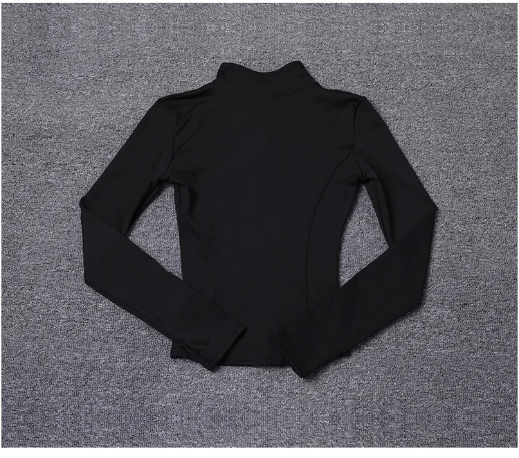 Veste zippée femme – Col montant et coupe ajustée